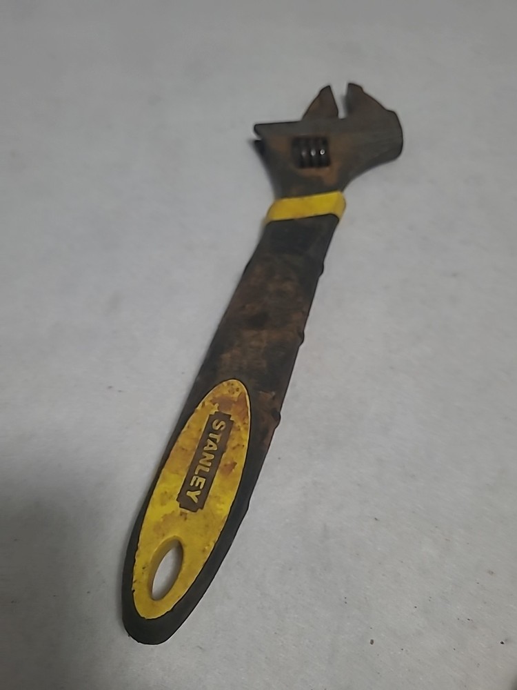 Stanley 12-Inch Adjustable Wrench. With Grip