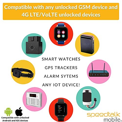 SpeedTalk Mobile $5 Preloaded SIM Card Kit for Kids Smart Original Version