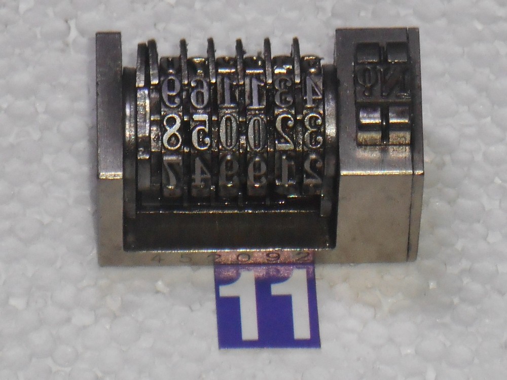 ATLANTIC | Reverse letterpress numbering machine | 11