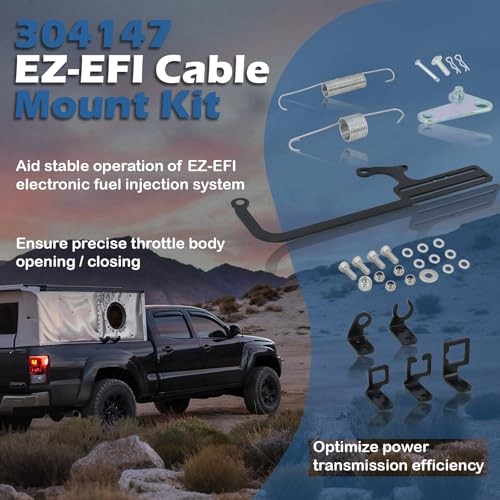 304147 EZ-EFI Cable Mount Kit Carburetor Throttle Cable Mount Bracket