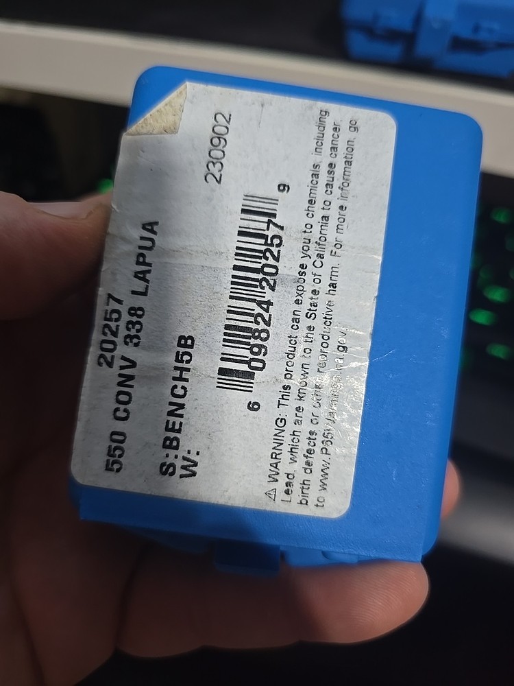 Dillon RL550 Conversion Kit - 338 Lapua (20257) New