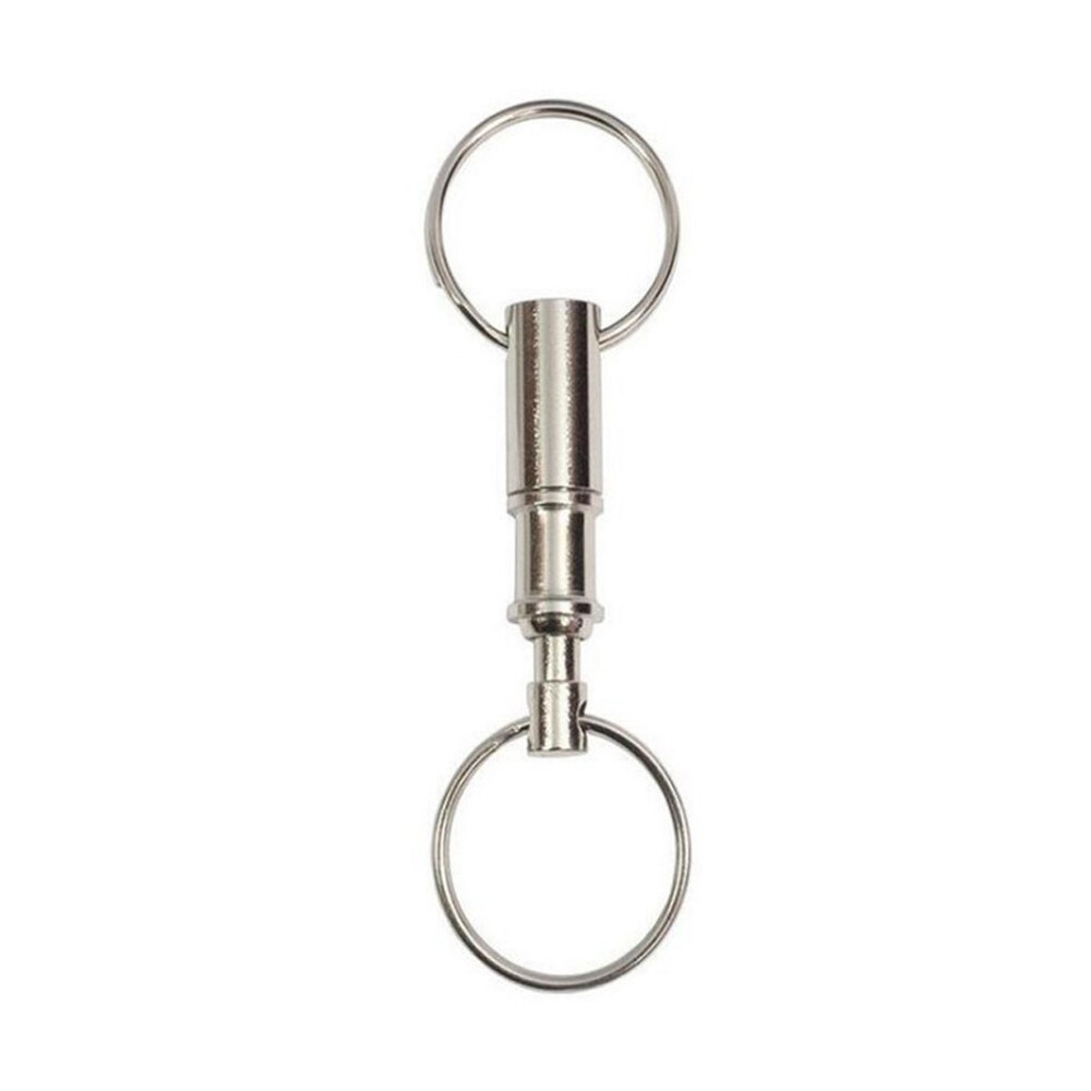 US 10-20 Pcs Handy Basics Quick Release Key Detachable Pull Apart Ring Keychain