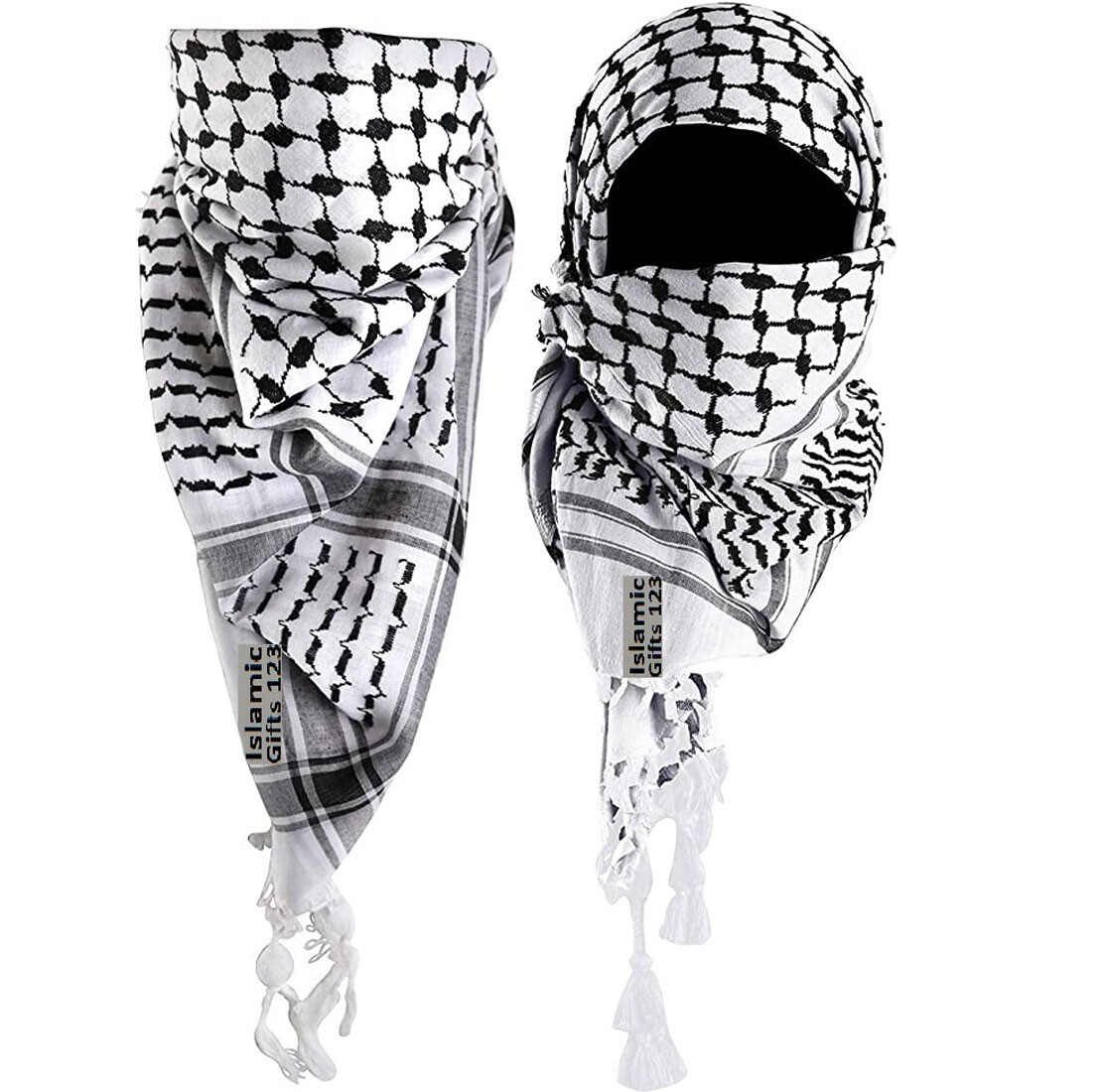 LOT Keffiyeh Arab Scarf Palestine Original Arafat Shemagh Woven Palestinian Flag