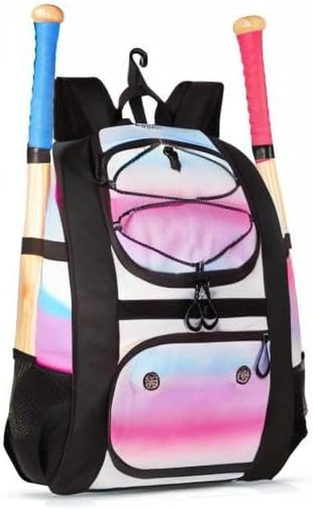 Softball Bag, Lightweight Baseball Backpack with Shoe Compartment, Baseball Bag