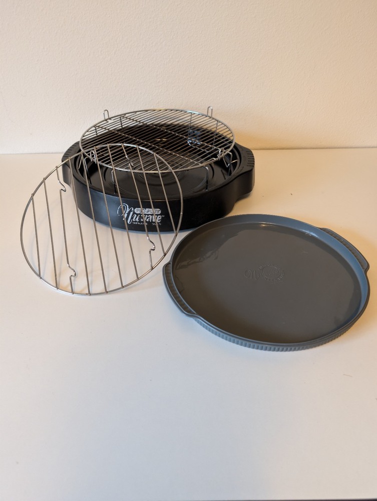 NuWave Pro Plus Oven 20603 Replacement Base, Wire Racks, Pizza Liner, Drip Tray