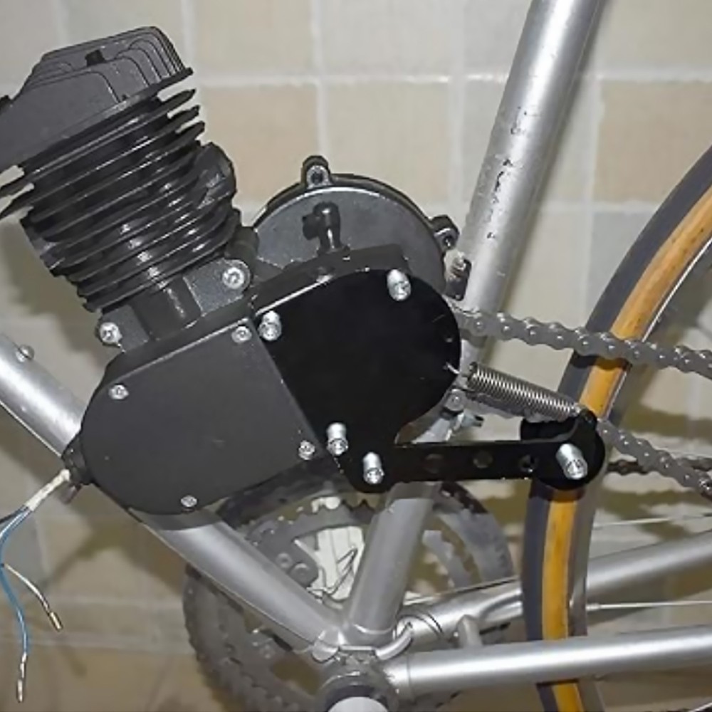 Black Chain Tensioner Set For 49cc 66cc 80cc 2-Stroke Engine Motorized Bicycle