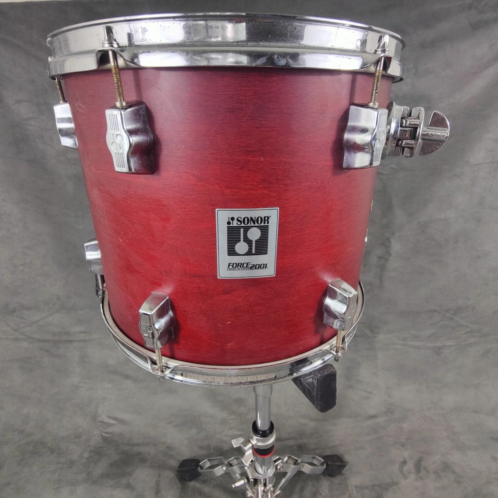 SONOR Force 2001 Tom Drum 12" -Mate Cherry Finish