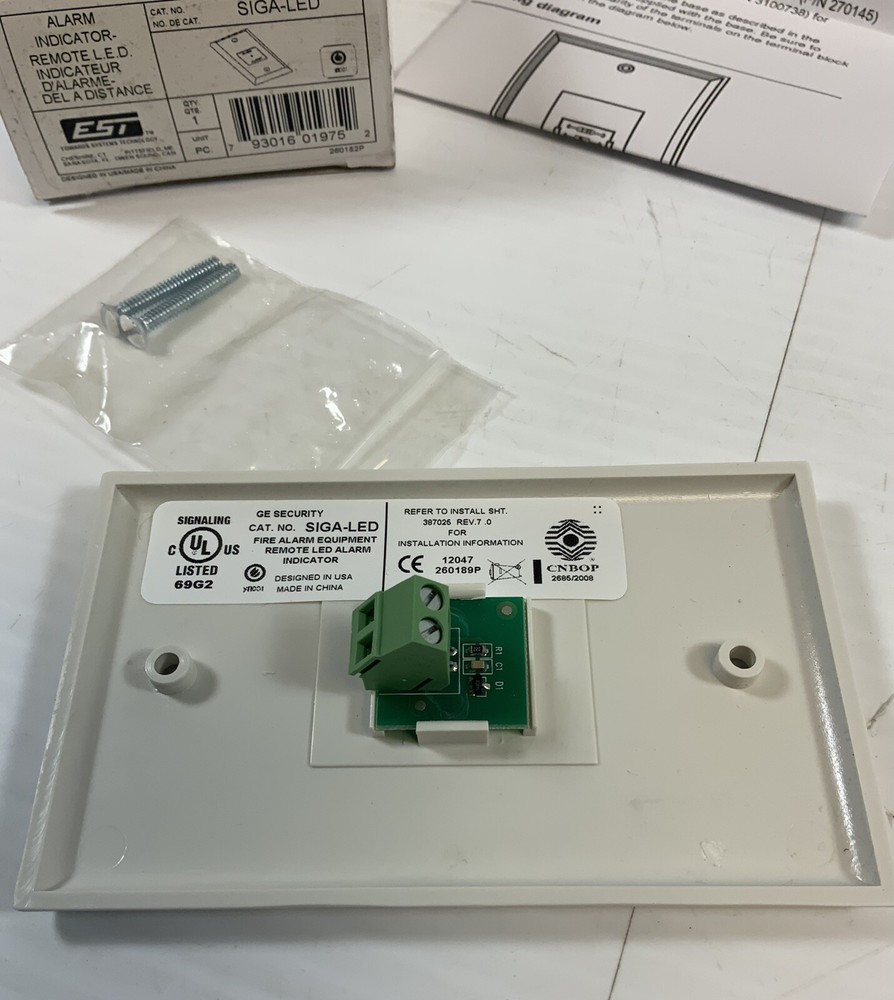 New EDWARDS SIGA-LED Indicator Remote L.E.D.