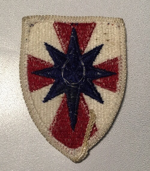 Vietnam Era U.S. 8th Army Field Support Command Full Color Merrowed Edges Patch