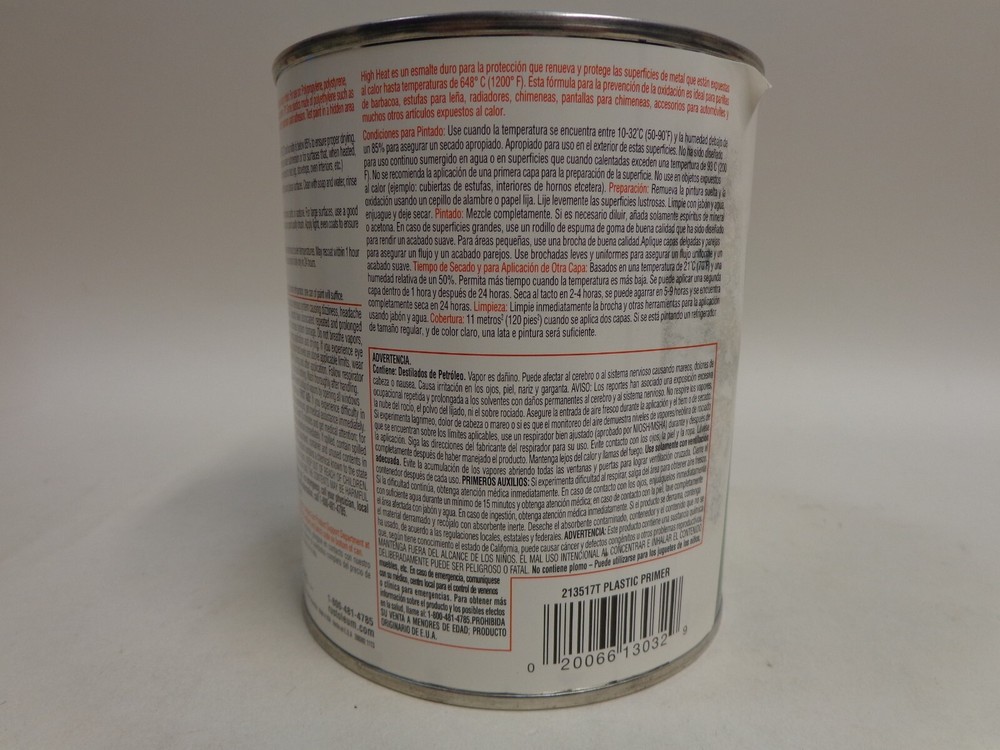 Rust-Oleum Plastic Primer Dented Can 1 Quart