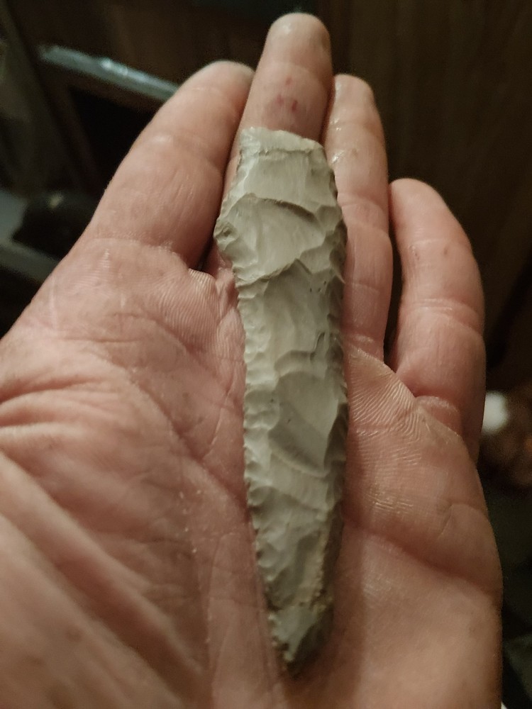 Flint Knapped Stone Blade Native American Style Handmade