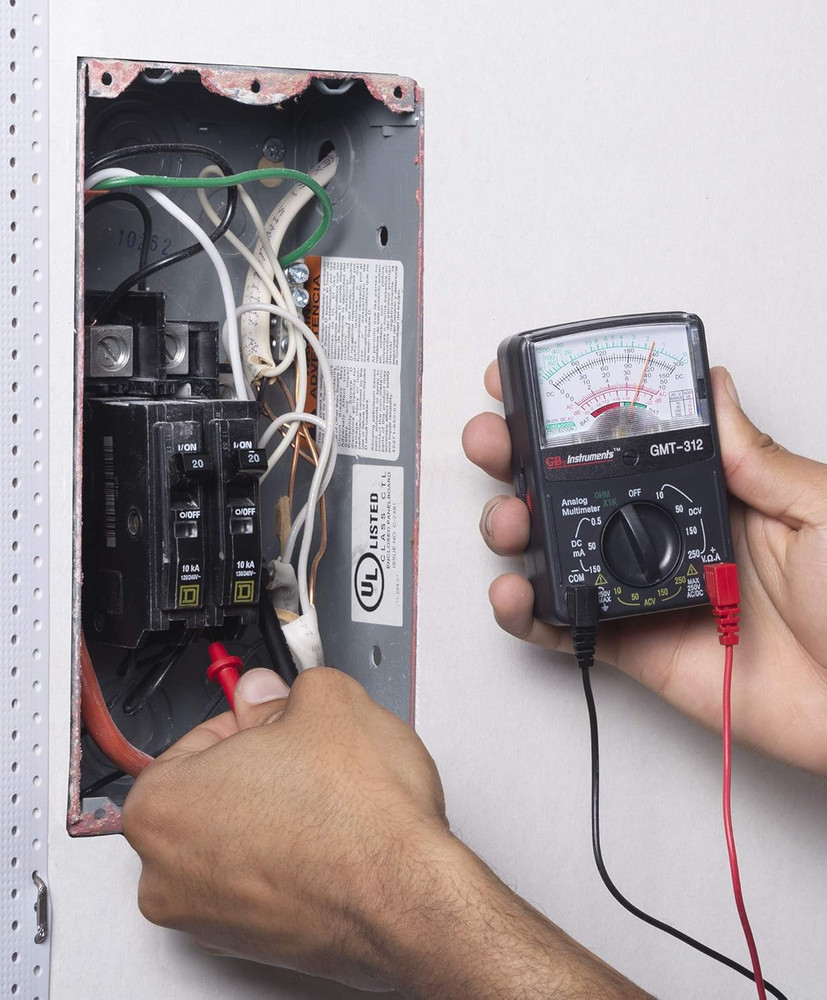 GMT-312 Analog Multimeter, 5 Function / 12 Range, 300V AC/DC, for AC / DC Voltag