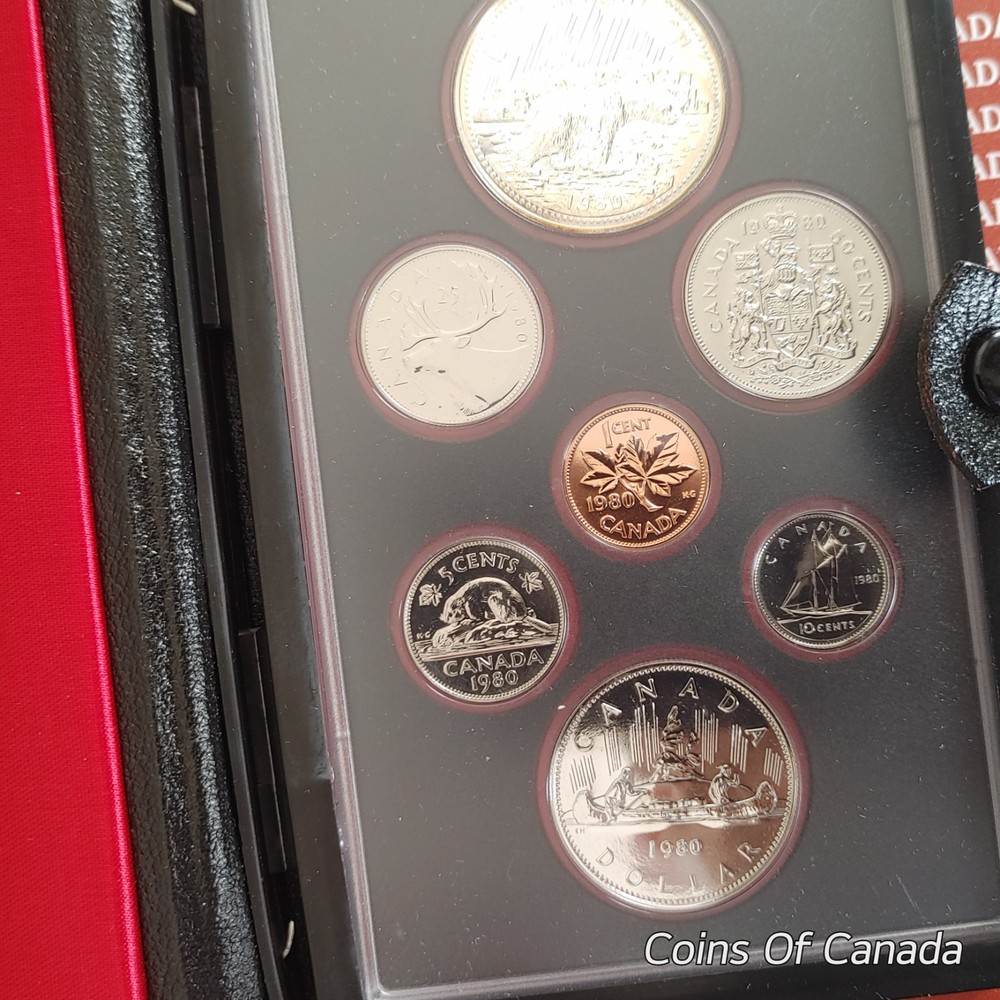 1980 Canada Specimen Set w/ Arctic Silver Dollar - Proof Set #coinsofcanada