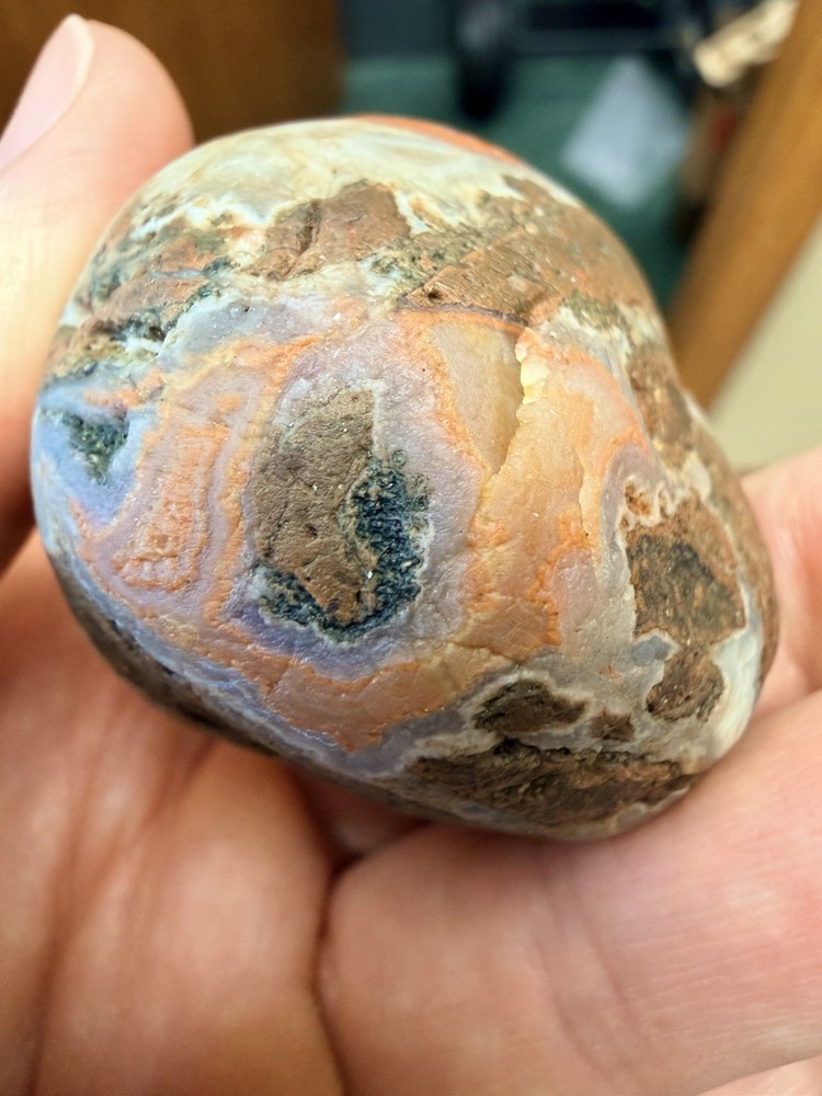 Rare Eastern Upper Peninsula Agate 4.4oz EUP