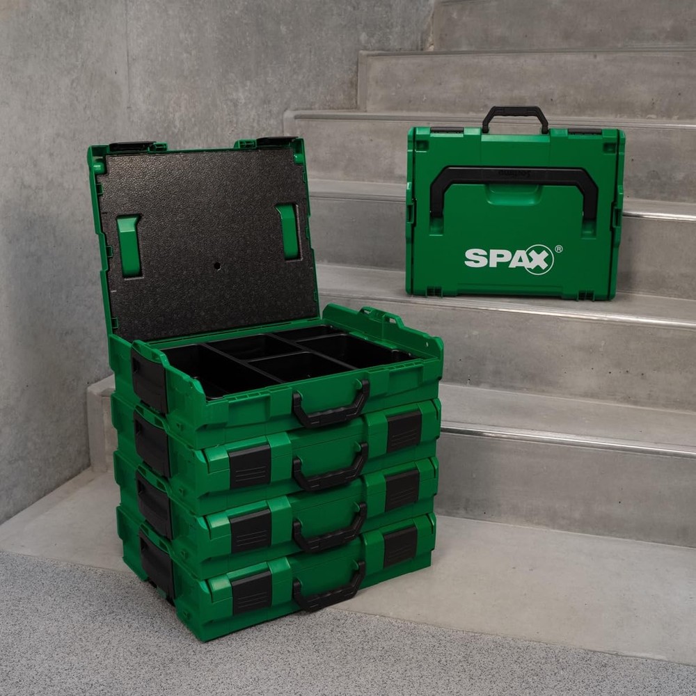 L-BOXX Tool Organizer Case with Removable 8-Compartment Insert, Stackable Sto...