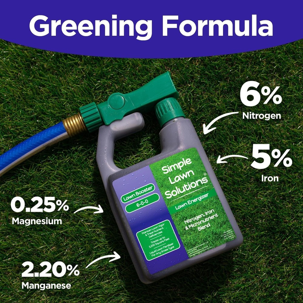 Effective 32 Oz Lawn Fertilizer Spray - Quick Nutrient Boost for Vibrant Grass