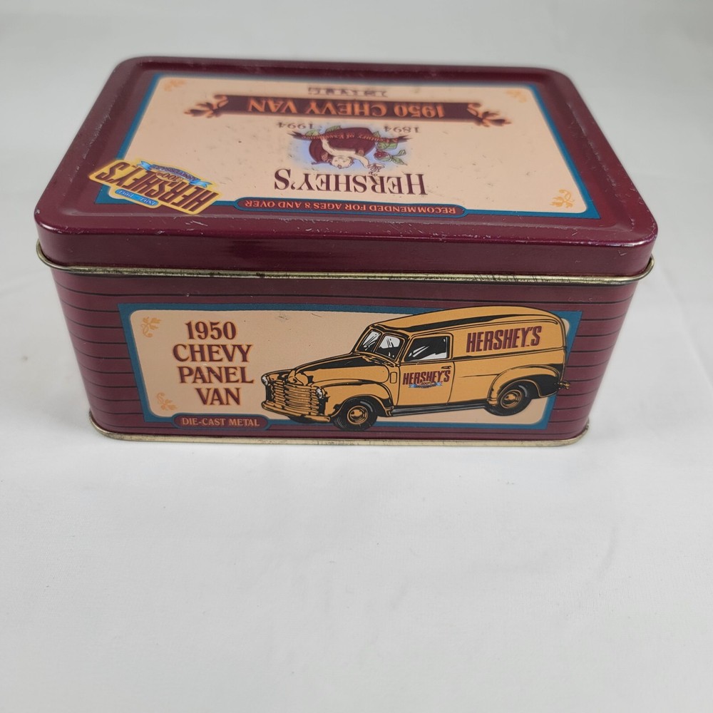 Hershey's Collectible Tin 1950 Chevy Van - Empty Tin Vintage
