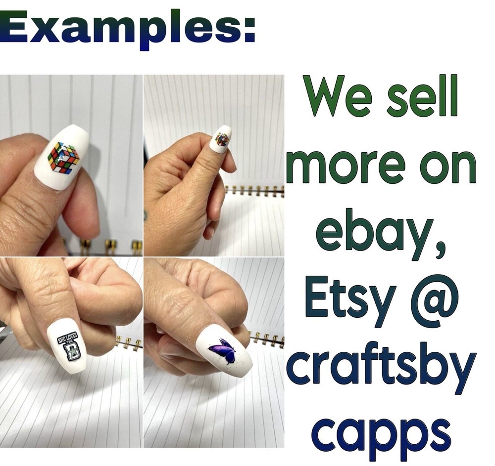 Paris Nail Decals Set Of 50