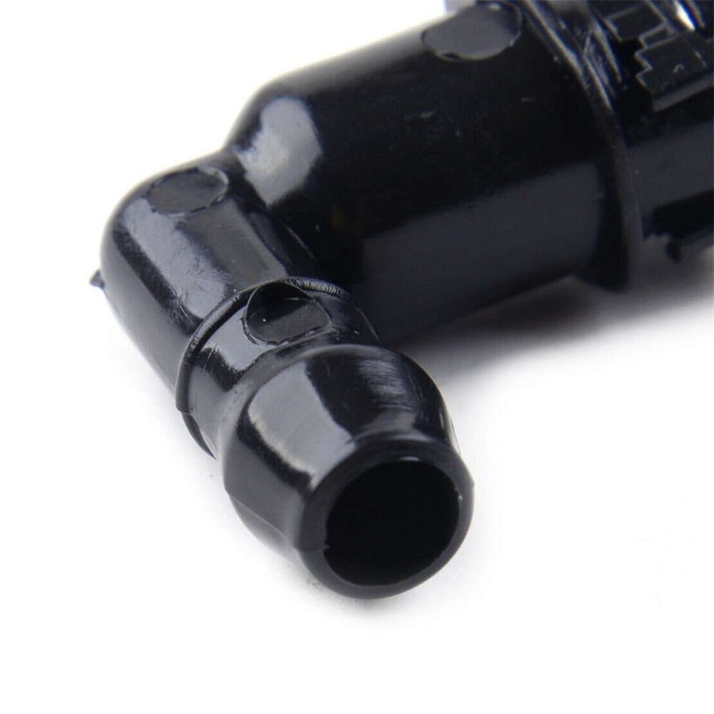 Practical Headlight Washer Connector Elbow Car Accessories Accessories Black