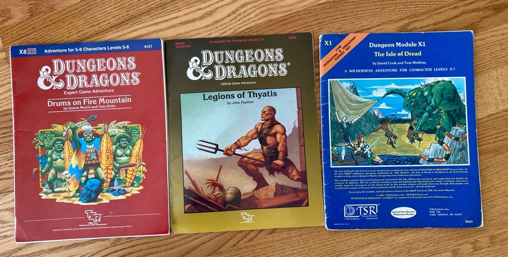 Dungeons And Dragons Modules TSR