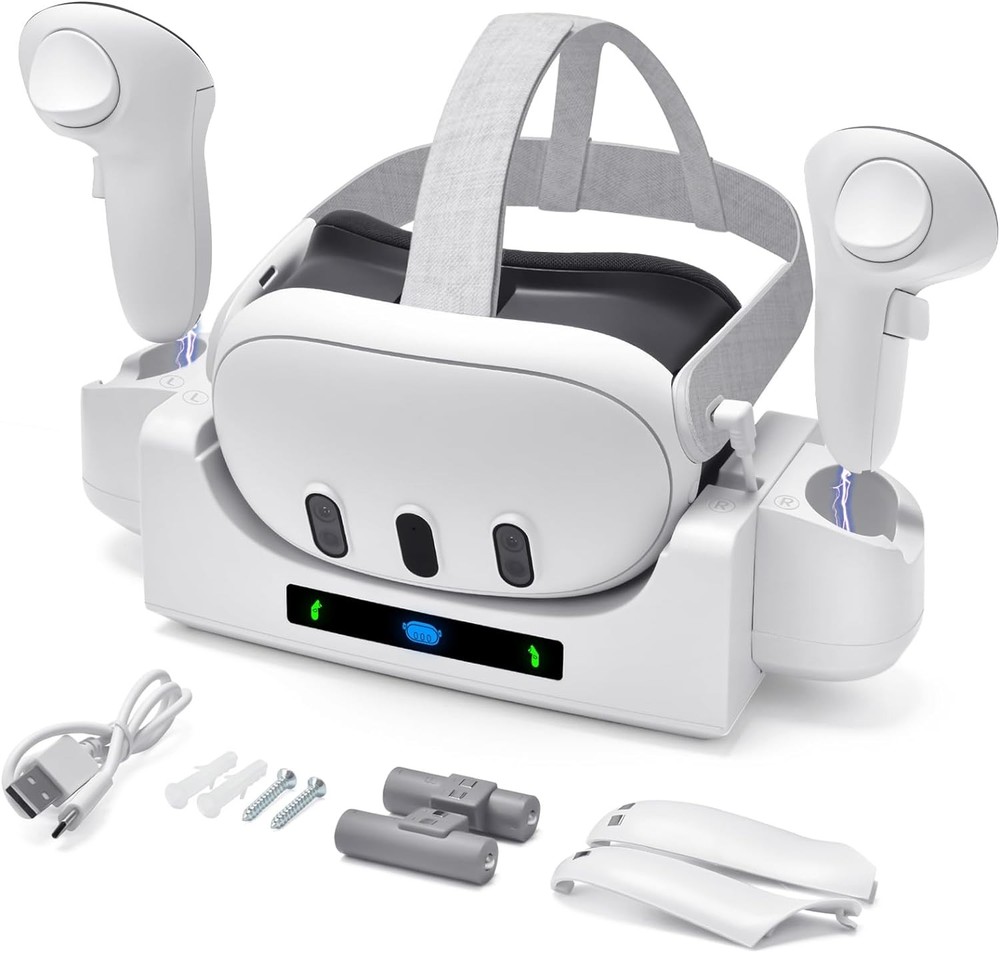 Charging Stand for Meta Quest 3 VR Handle Controller Accessories Storage Dock