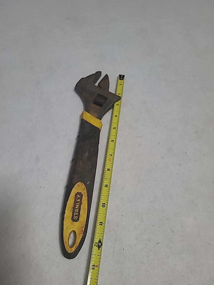 Stanley 12-Inch Adjustable Wrench. With Grip