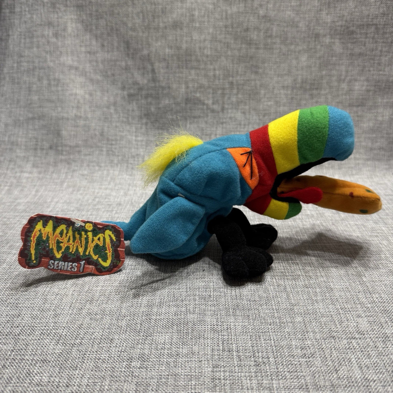 Meanies Series 1 Beanie Hurley the Toucan New with Tag Plush 1997 Vintage