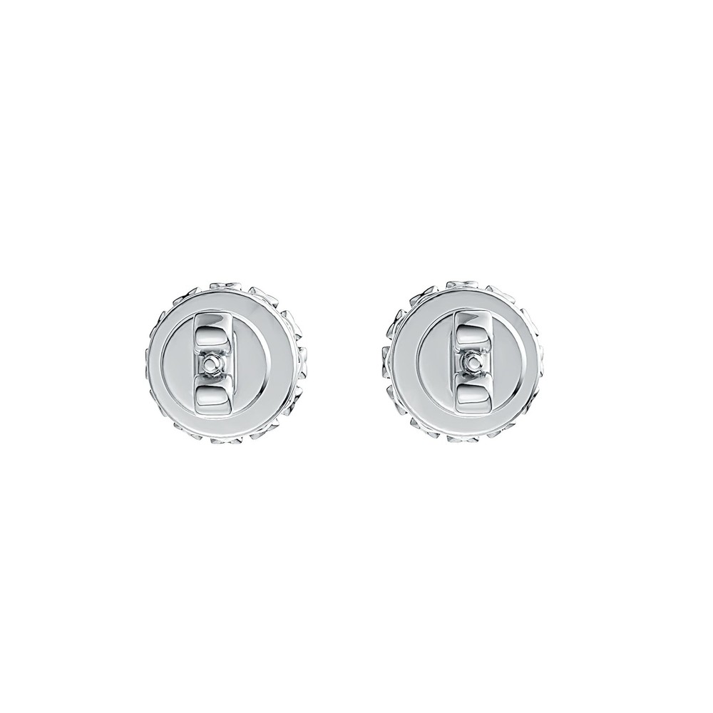 Sterling Silver Semi Mount Earrings Setting Round RD 6x6mm Stud