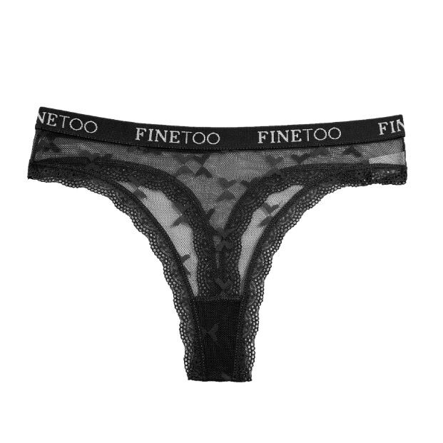 6 Pack Lot Sexy Womens Lace Thong Panties See Through Mesh G string Bikini Brief