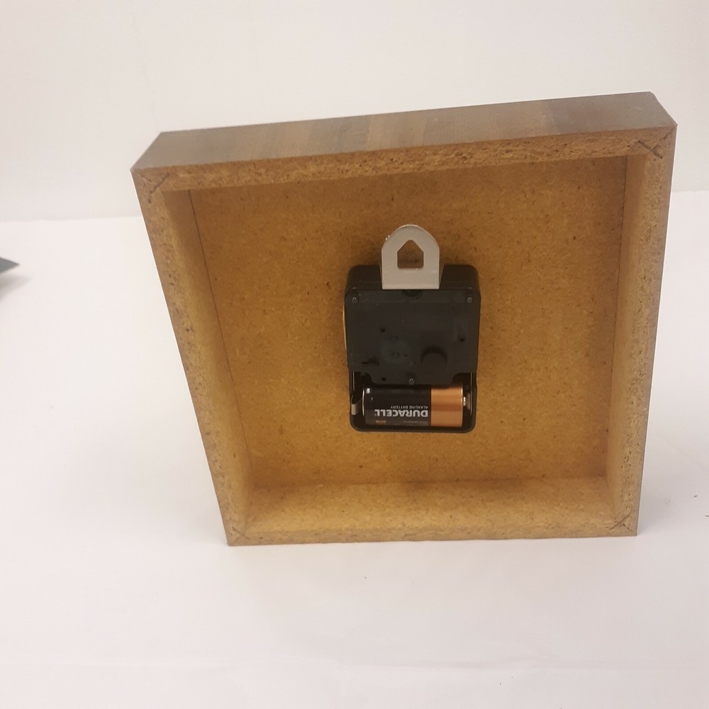 Verichron Square Wall Clock mcm mid century modern