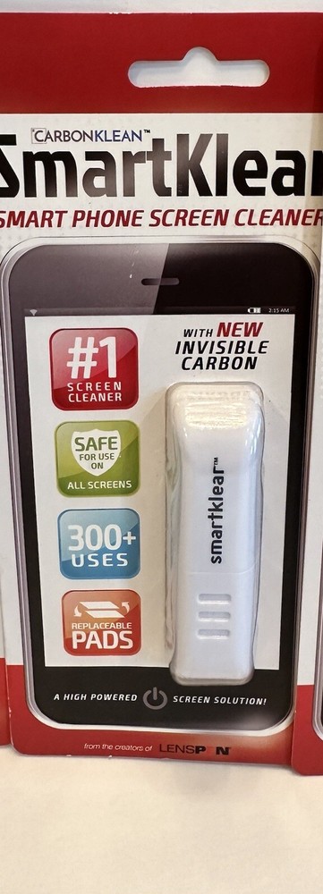 CarbonKlean SmartKlear Injected Smartphone Tablet Ipad Screen Cleaner YOU CHOOSE