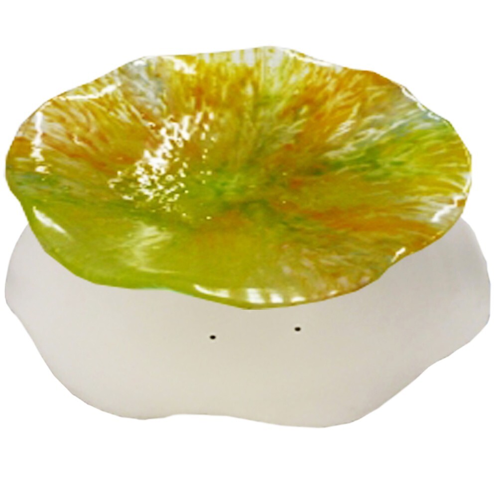 7.25"RD.-Deep 1.5" Fluted Bowl Mold Glass Fusing