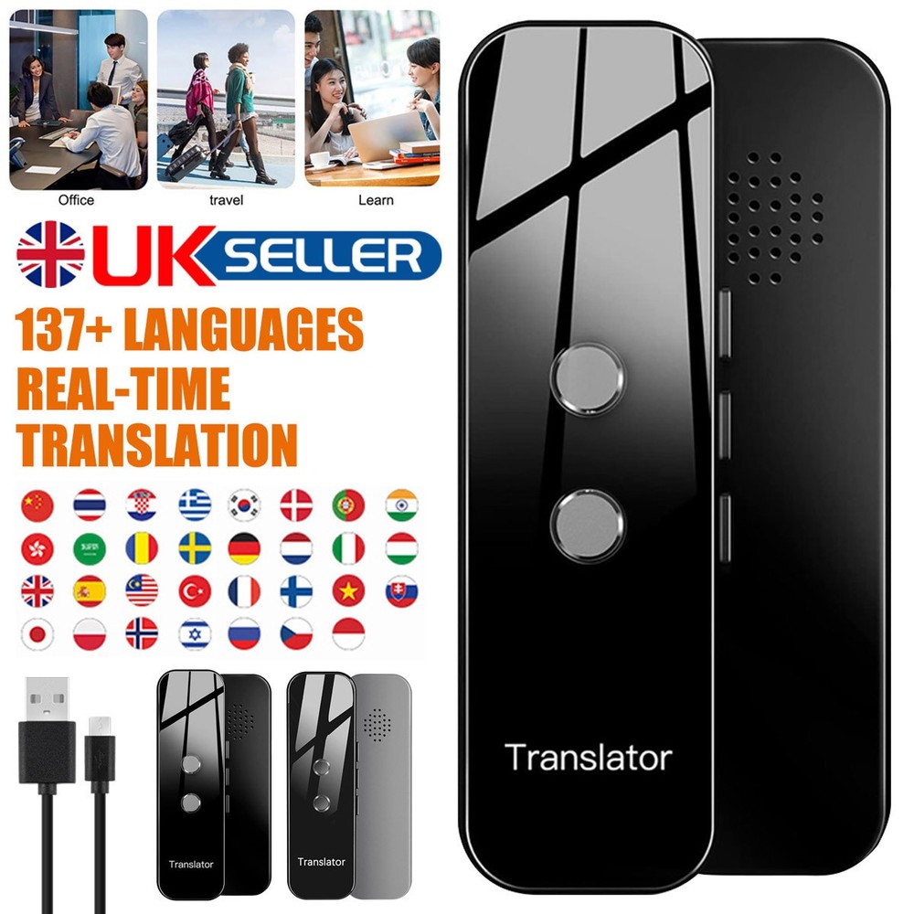 NEW Language Translator Device Real-time Smart Instant Voice 140+ Languages IOS※