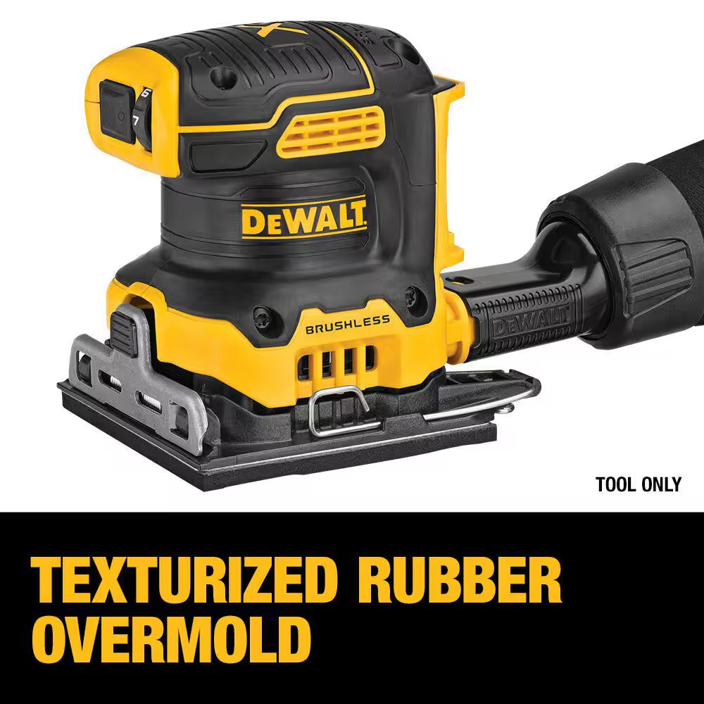 20V MAX XR Cordless Brushless 1/4 Sheet Variable Speed Sander (Tool Only)