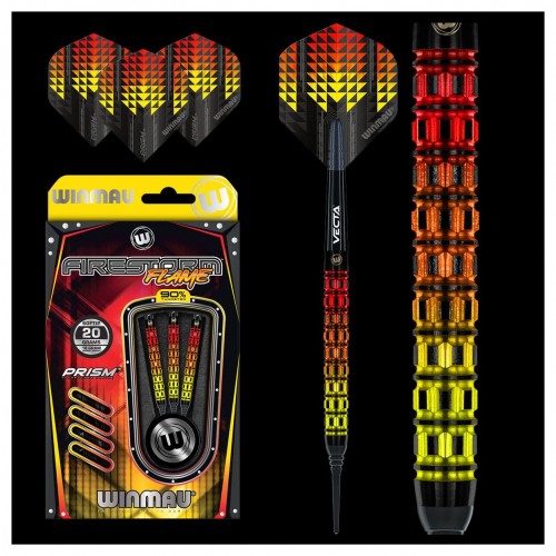 WINMAU Firestorm Flame 2476 Soft Darts - 20g