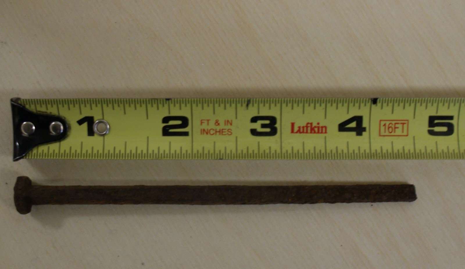 Approx. 300 (15 lbs) ANTIQUE (1800'S) SQUARE 4.5" LONG NAILS