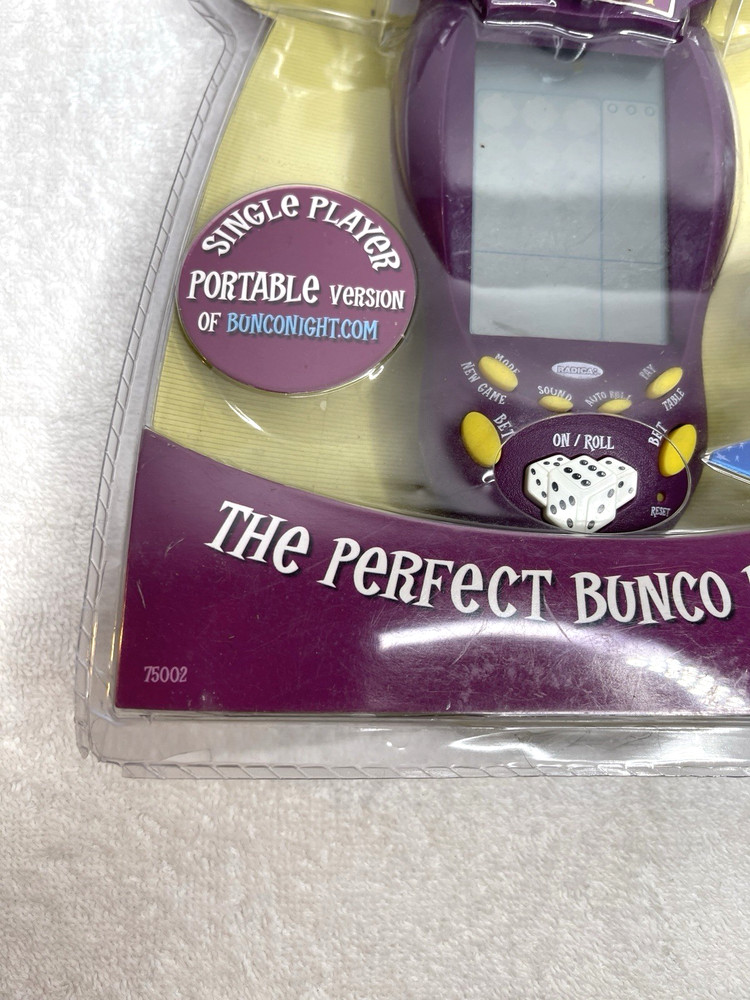 Bunco Night Handheld Electronic Game Single/Multi Player 2004