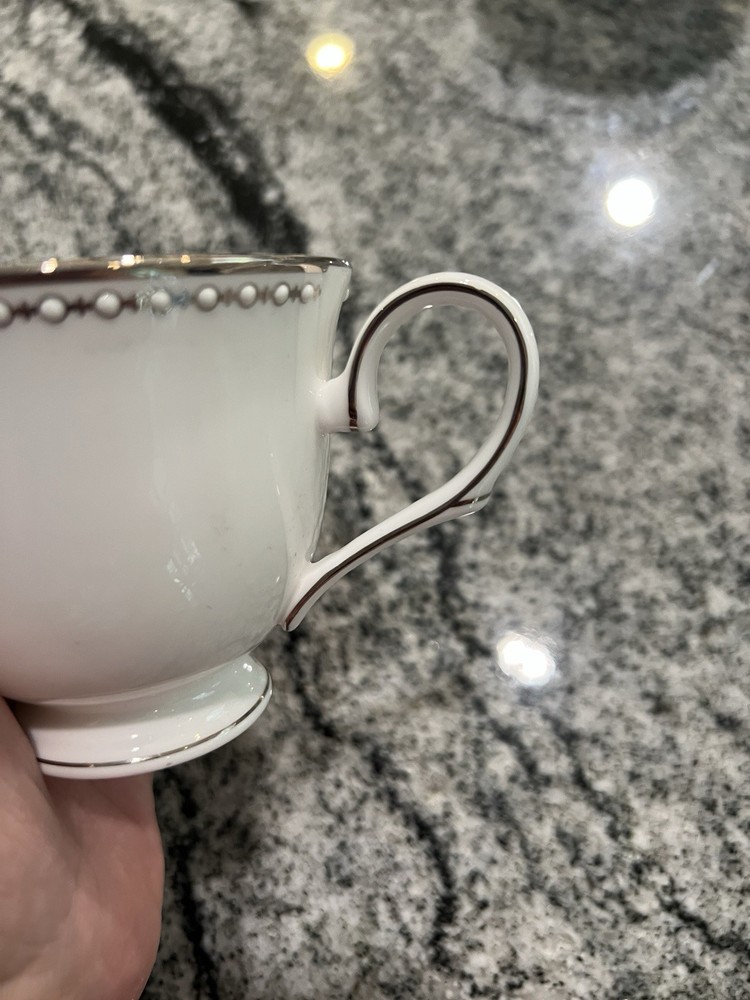 Lenox Pearl Platinum Tea/Coffe Cups
