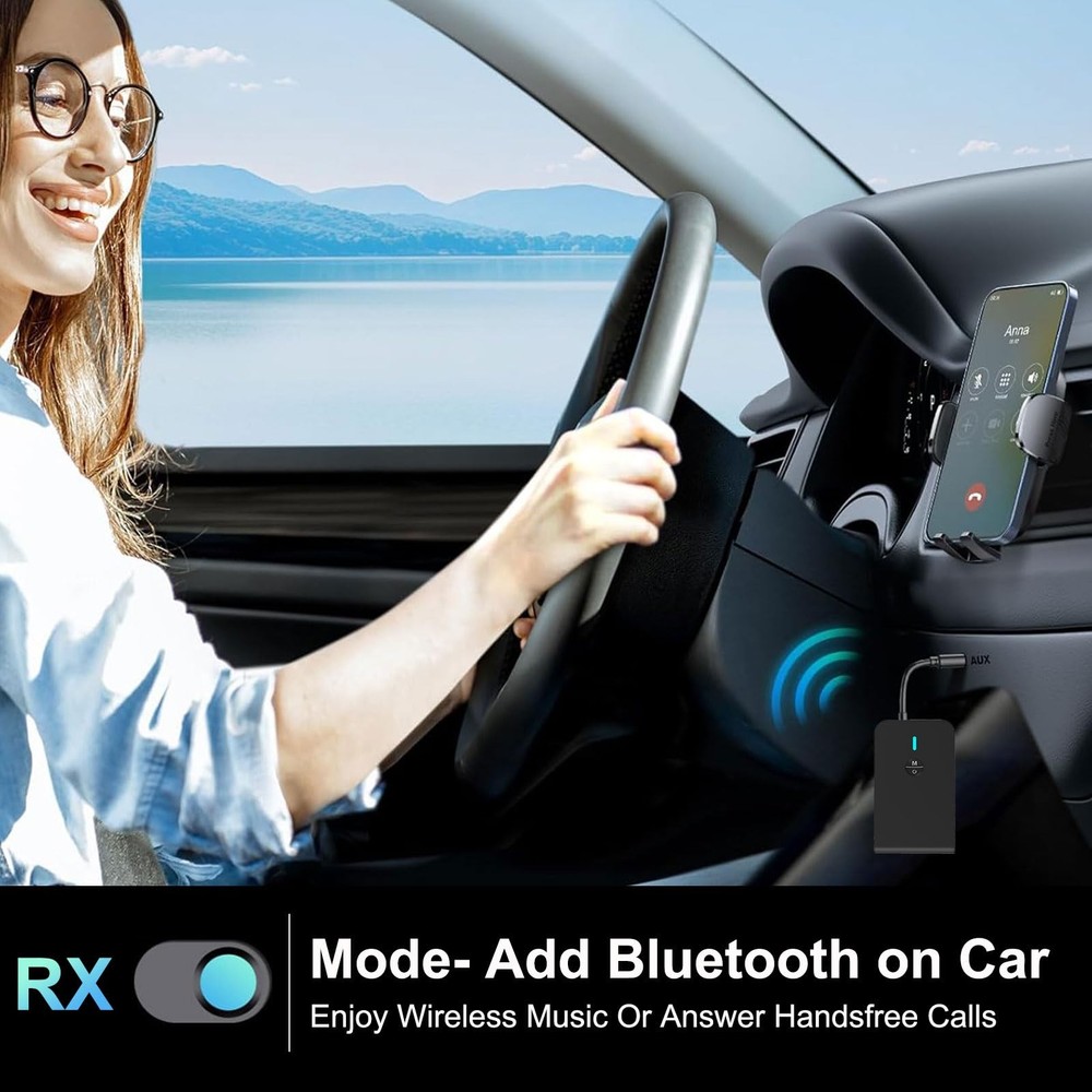 Bluetooth Transmitter for TV PC, 2 in 1 Bluetooth Audio Adapter Music Receive...