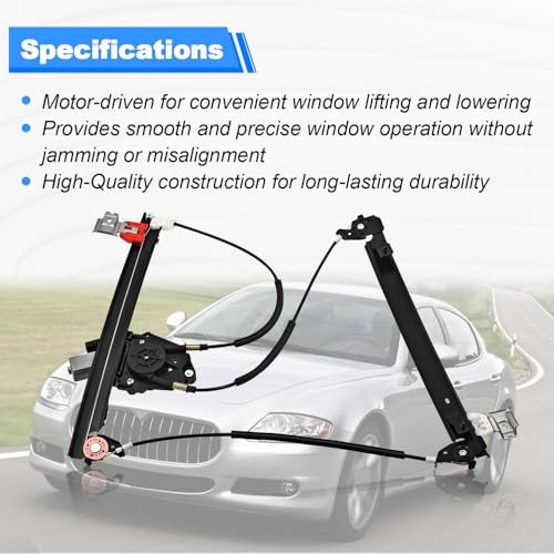 Passenger Power Window Regulator w/Motor Compatible with Maserati Front Right