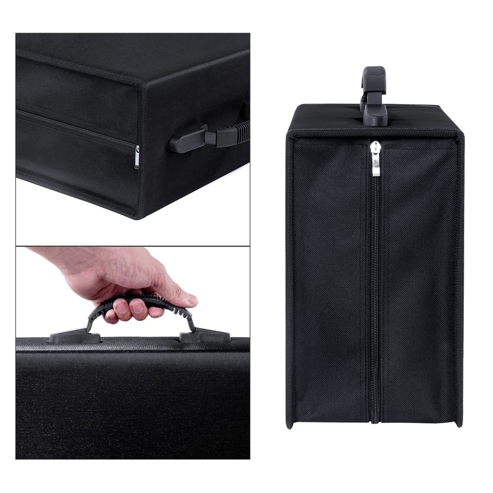 Siveit CD/DVD Binder, CD DVD Case Holder Binder 400 White binder, Black