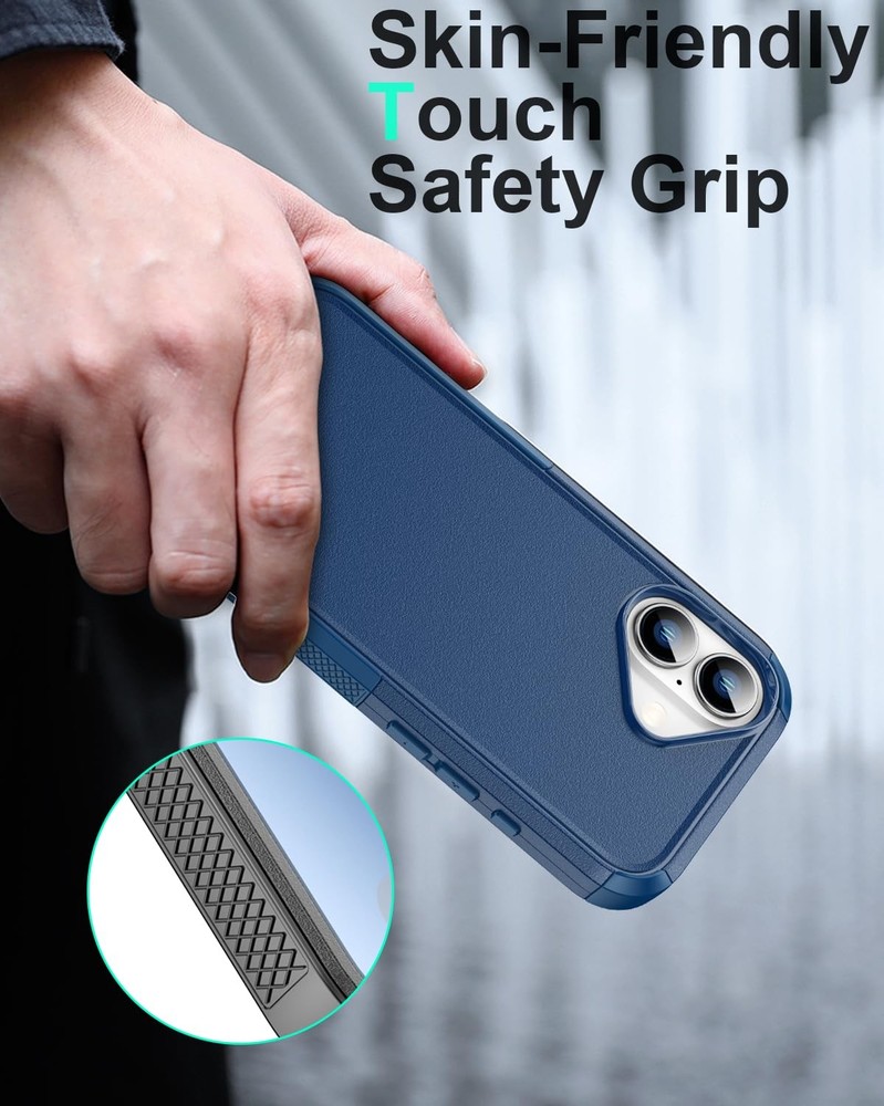 HayyaCase Magnetic iPhone 17 Case Compatible Magsafe 2X Screen Protector Militar