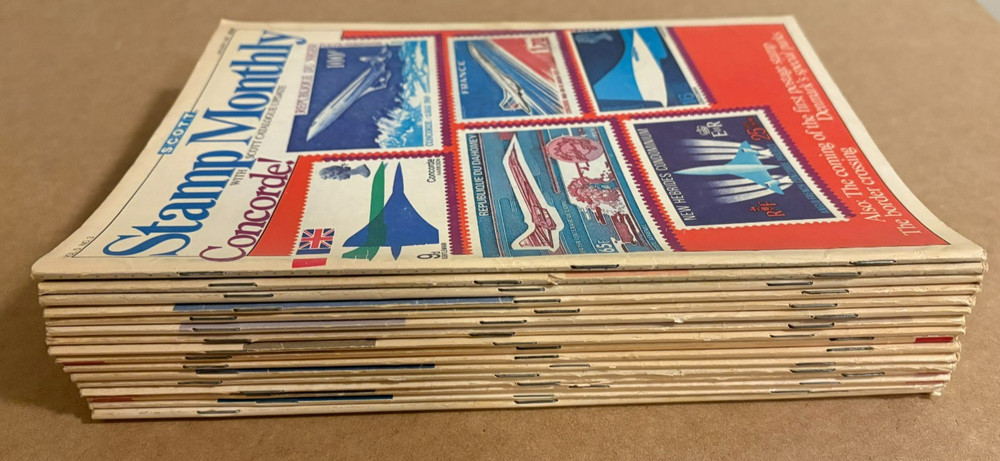 Scott Stamp Monthly Magazine - 16 Issues - 1987-1988
