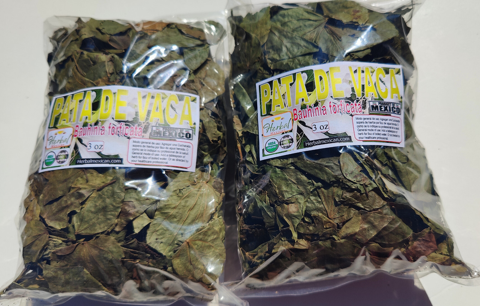 Pata de Vaca - Hojas pata de vaca - cow's foot (Bauhinia forficata)