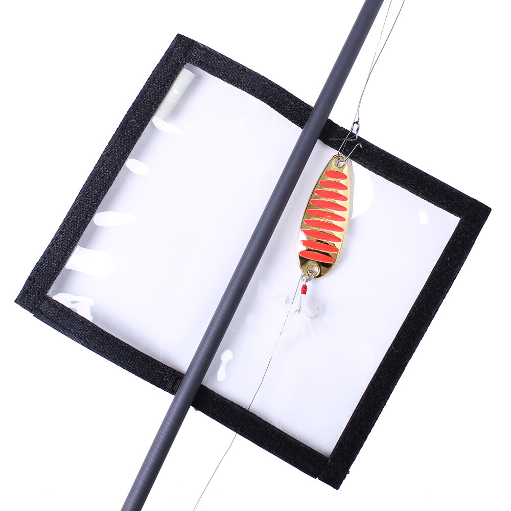 The Lure Jacket 4 Pack; Fishing Lure Wrap, Lure Cover Orange,Black,Green