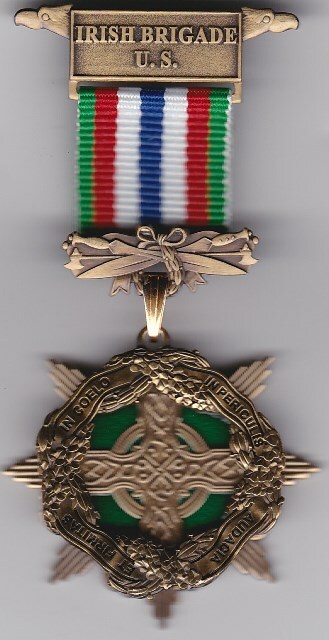 Civil War Irish Brigade Sheillah Pin - Irish Harp Symbol