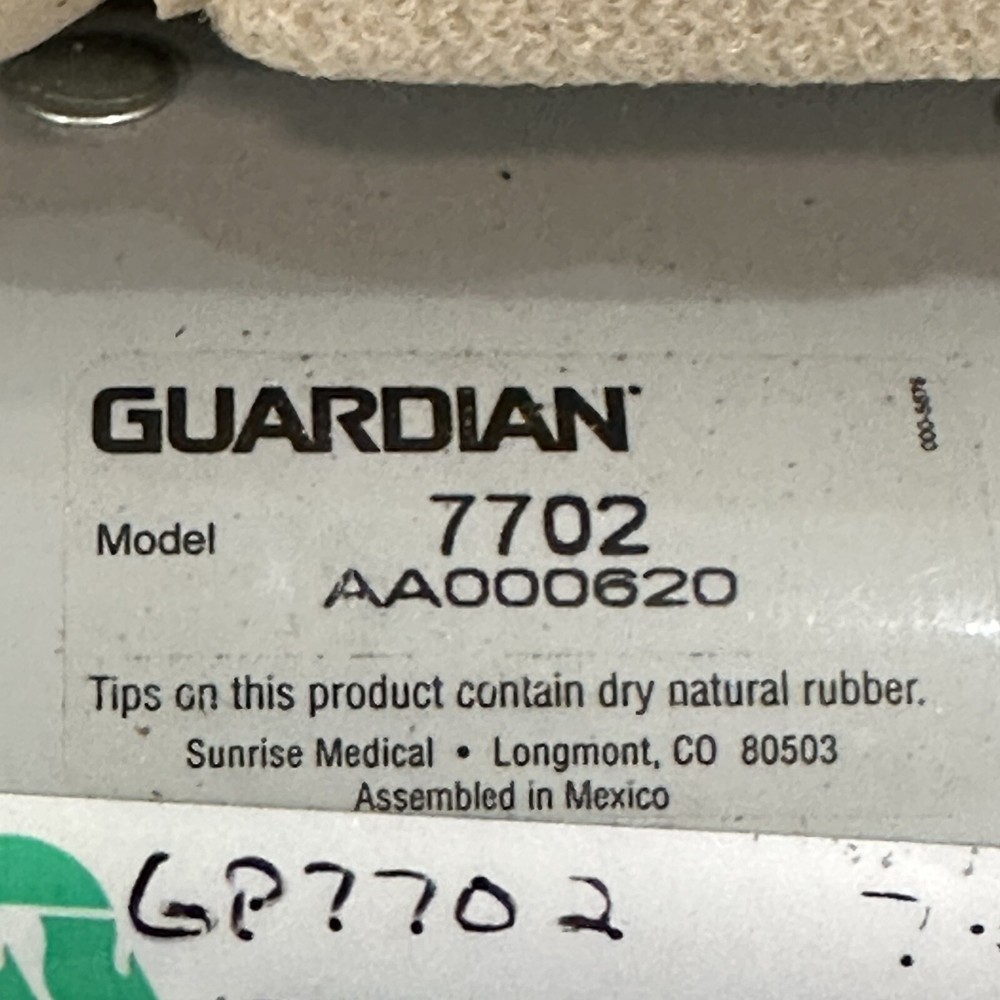 GUARDIAN 7702 Walker Platform Attachment with Handle 7702