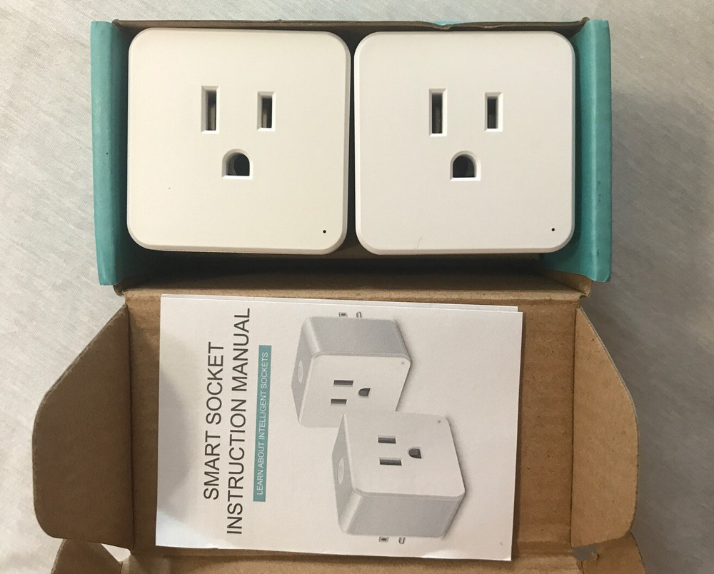 WIFI Smart Plug GOOGLE HOME 2 Packs