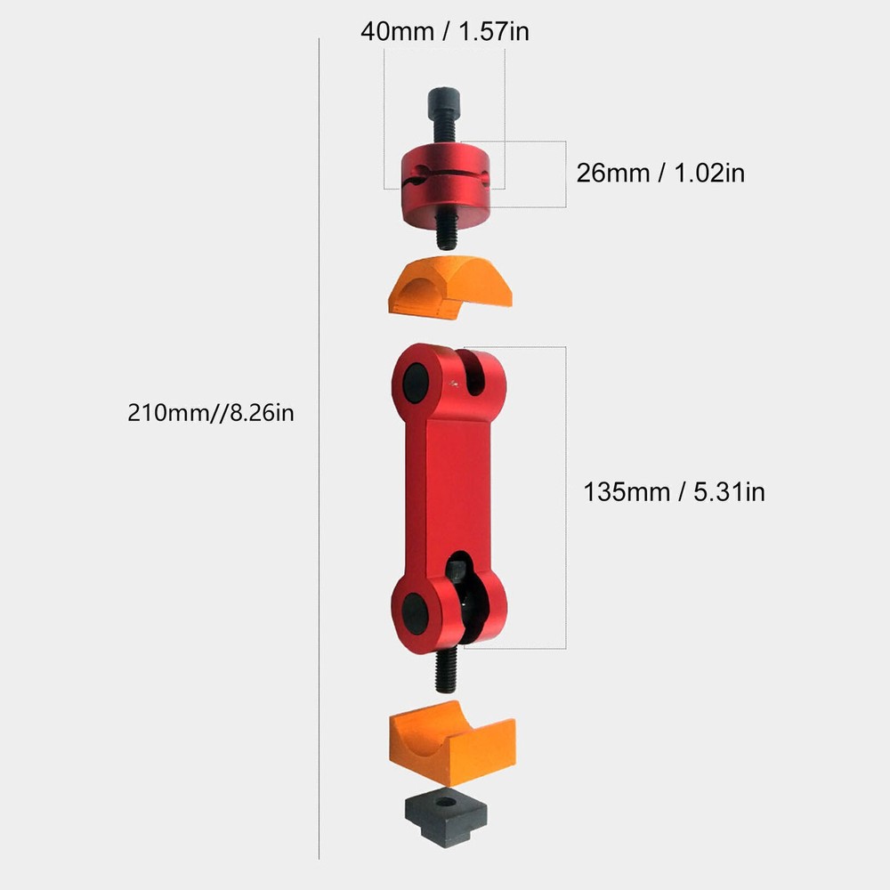 CNC Work Stop Locator Adjustable Vise Stop Limiter Mill Machine Workpiece