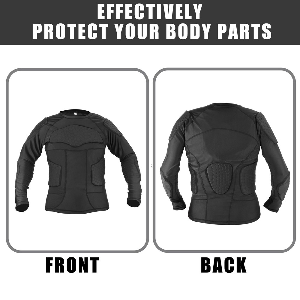 Size L Full Body Armor Jacket Chest Back Spine Protection